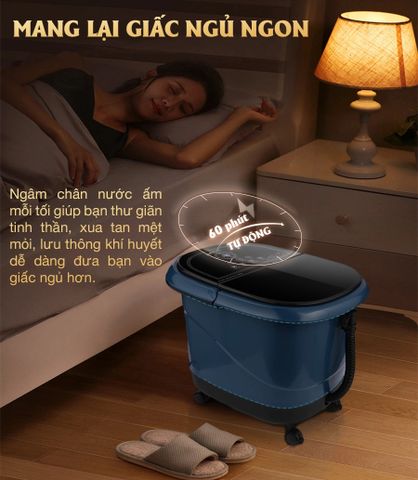 Bồn Ngâm Chân OKACHI JP-300 Cao Cấp - Thiết Bị Massage Tự Động Với 7 Con Lăn, Nóng Nước 35-48°C, Giải Độc, Thư Giãn Tốt Nhất Việt Nam