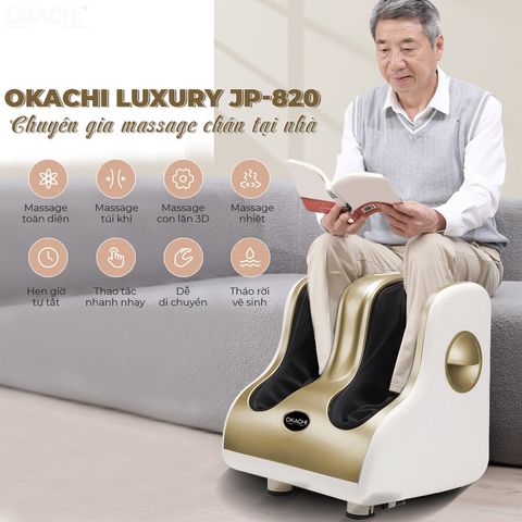 Máy massage chân Nhật Bản OKACHI JP-820 (4 motor)