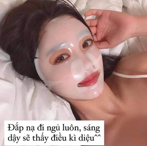 Mặt Nạ Đắp Qua Đêm Dưỡng Trắng Collagen Derm All Matrix Hàn Quốc - Hộp 4 Miếng Cấp Ẩm, Tăng Đàn Hồi Da