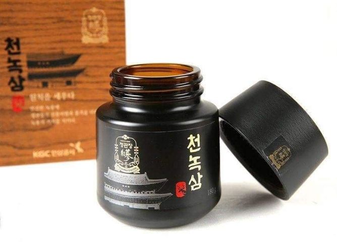 Cao Hồng Sâm Nhung Hươu KGC Cheong Nok - Tinh Chất Cao Cấp Tăng Cường Sức Khỏe và Đề Kháng - Hũ 180gr