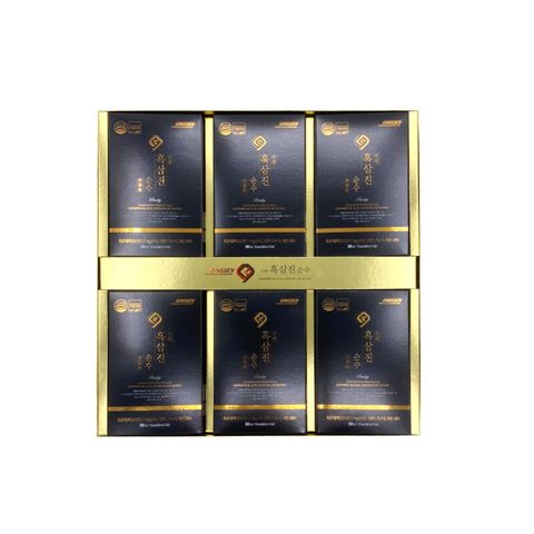 Nước Hắc Sâm Nguyên Chất 100% Hộp 60ml*30 Gói - Daedong Hàn Quốc, Tăng Cường Sức Khỏe, Hỗ Trợ Tiêu Hóa, Chống Lão Hóa
