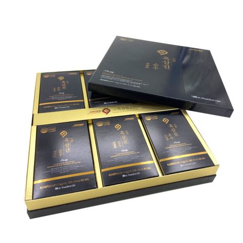 Nước Hắc Sâm Nguyên Chất 100% Hộp 60ml*30 Gói - Daedong Hàn Quốc, Tăng Cường Sức Khỏe, Hỗ Trợ Tiêu Hóa, Chống Lão Hóa