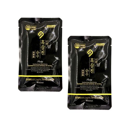 Nước Hắc Sâm Nguyên Chất 100% Hộp 60ml*30 Gói - Daedong Hàn Quốc, Tăng Cường Sức Khỏe, Hỗ Trợ Tiêu Hóa, Chống Lão Hóa