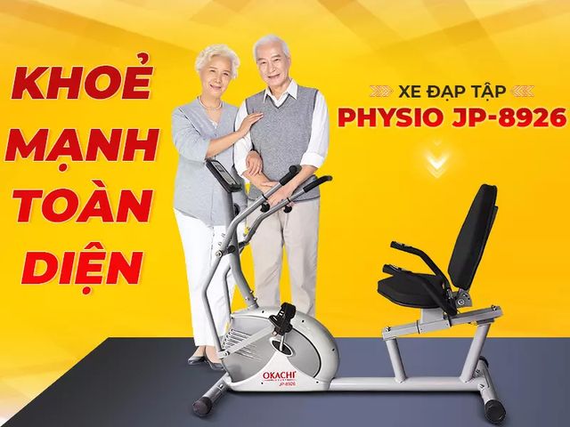 Xe đạp tập thể dục người cao tuổi Okachi physio JP-8926