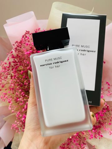 Nước Hoa Nữ Narciso Rodriguez Pure Musc For Her EDP 100ML - Hương Hoa Cỏ Gỗ Xạ Hương Quyến Rũ và Sang Trọng