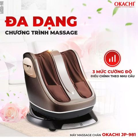 Máy Massage Chân Chuyên Sâu 4D Okachi JP-981 (Cao cấp)