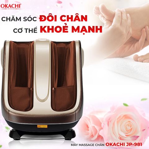 Máy Massage Chân Chuyên Sâu 4D Okachi JP-981 (Cao cấp)