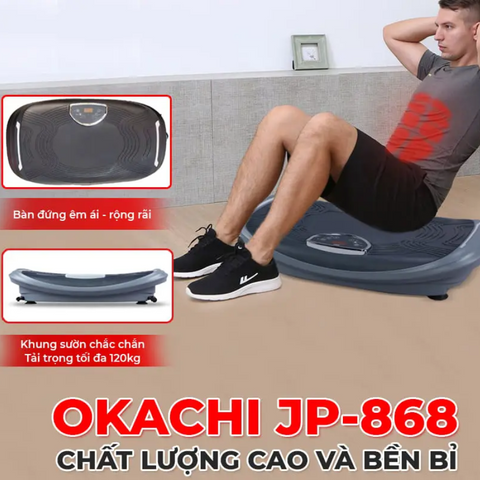 Máy rung giảm mỡ toàn thân Okachi JP-868 (Dòng cao cấp)