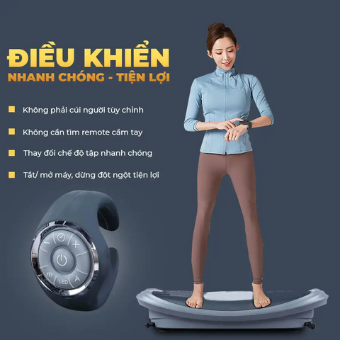 Máy rung giảm mỡ toàn thân Okachi JP-868 (Dòng cao cấp)