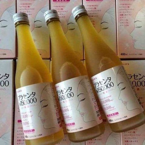 Nước uống đẹp da, bổ sức khỏe Nhật Bản Fracora Placenta 150.000mg