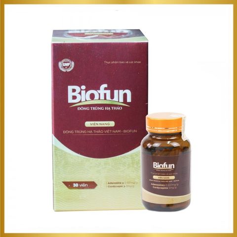 Viên Nang Đông Trùng Hạ Thảo BIOFUN 30 Viên - Hỗ Trợ Sức Khỏe, Tăng Cường Đề Kháng, Tiện Lợi, Dễ Dùng