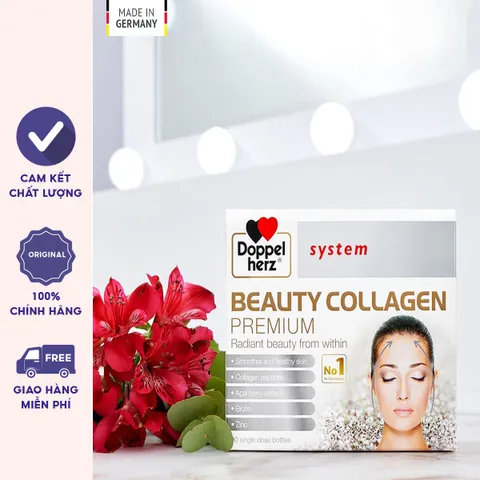 Collagen thuỷ phân giảm lão hóa, đẹp da Beauty Collagen hộp 30 ống
