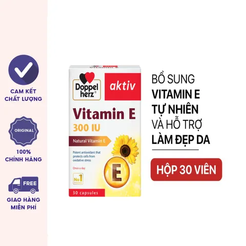 Viên uống bổ sung Vitamin E Doppelherz Activ Vitamin E Hộp 30 viên