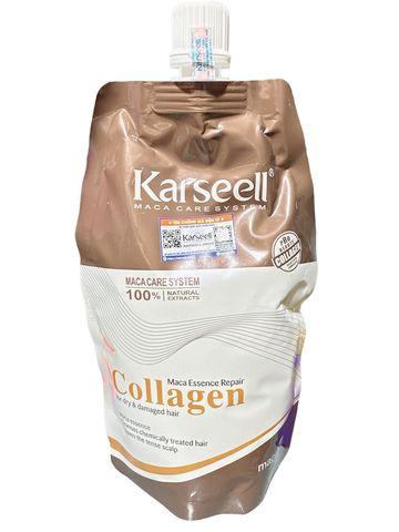 Kem Ủ Tóc Karseell Collagen Maca Power 500ml - Dưỡng Ẩm & Phục Hồi Tóc Hư Tổn, Đặc Biệt Cho Tóc Uốn, Nhuộm, Khô Xơ