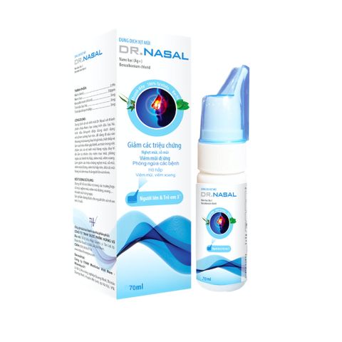 DR.NASAL - Dung dịch xịt mũi kháng khuẩn cho người lớn (C/70ml)