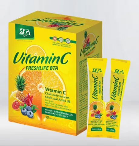 Vitamin C Freshlife BTA - Bổ sung Vitamin C (H/15 gói)