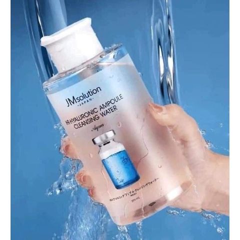 Nước Tẩy Trang JM Solution H9 Hyaluronic Cleansing Water 500ml - Dưỡng Ẩm và Làm Sạch Da Nhẹ Nhàng, Phù Hợp Mọi Loại Da