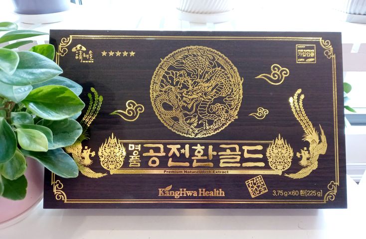 Viên Đông trùng hạ thảo Kanghwa Health Korea hộp gỗ 60 viên - Tăng cường sức khỏe, hỗ trợ miễn dịch và giảm stress