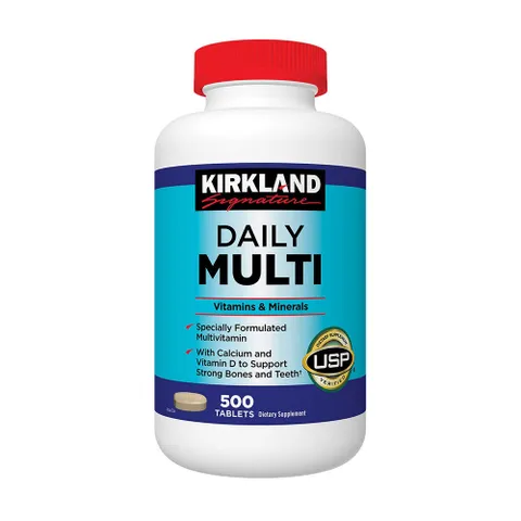 Viên bổ sung vitamin tổng hợp Kirkland Signature Daily Multi 500 viên