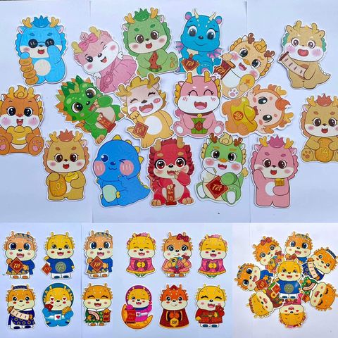 Set 100 Bao Lì Xì Chibi Hình Thú Dễ Thương - Hình Ngẫu Nhiên, Giấy Dày, Đáng Yêu, Quà Tặng Ý Nghĩa