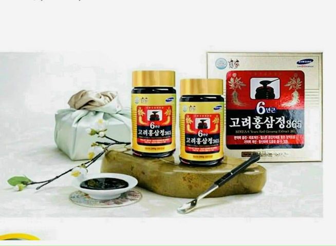 Cao Hồng Sâm 365 Hàn Quốc - Set 2 và 4 Lọ Tăng Cường Sức Khỏe, Hỗ Trợ Giấc Ngủ và Giảm Căng Thẳng