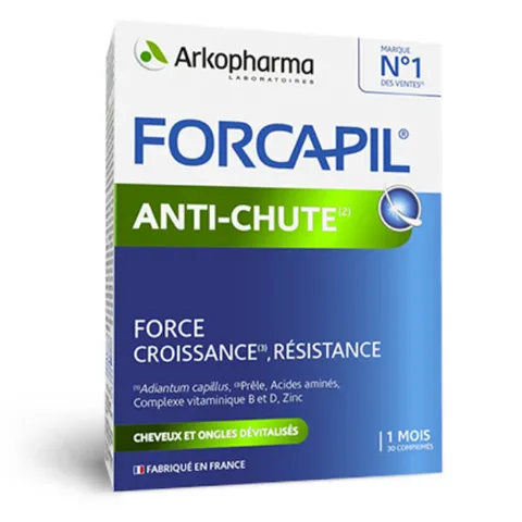 Viên uống giảm rụng tóc Arkopharma Forcapil Anti-chute 30 viên