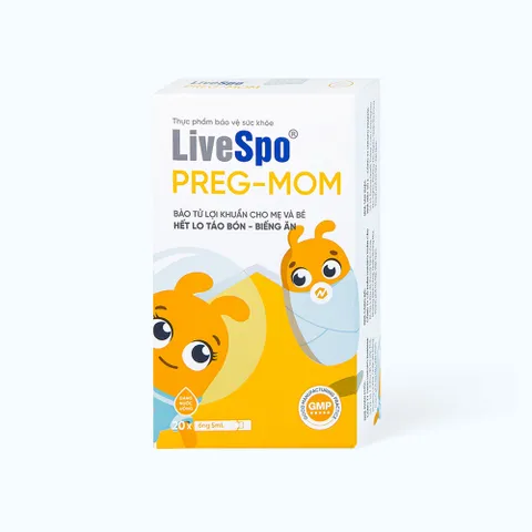 Bào tử lợi khuẩn LiveSpo Preg-mom 20 ống