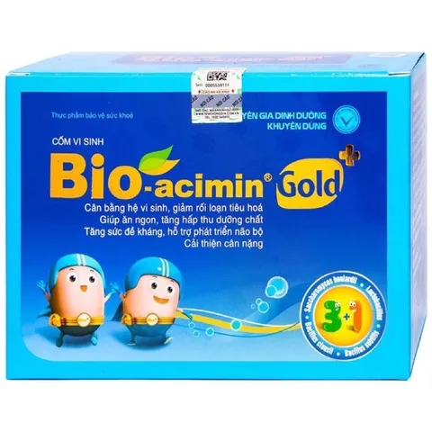 Cốm vi sinh Bio-acimin Gold+ Meliphar (H/30 gói)