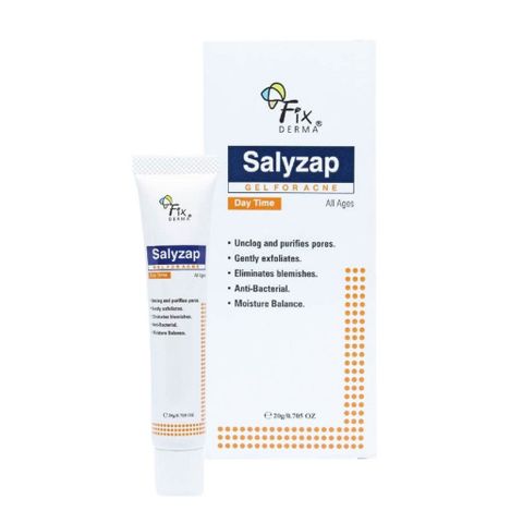 Gel Trị Mụn Fixderma Salyzap Ban Ngày - Giúp Ngừa Mụn, Kháng Khuẩn, Dưỡng Ẩm Cho Da - Phù Hợp Với Mọi Loại Da