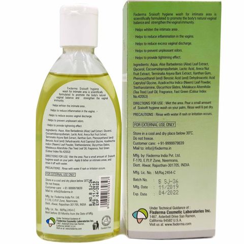 Gel Vệ Sinh Phụ Nữ Hương Hoa Nhài Fixderma Srai Soft Gel 100g - Kháng Khuẩn, Làm Sạch & Cân Bằng Độ Ẩm Vùng Kín