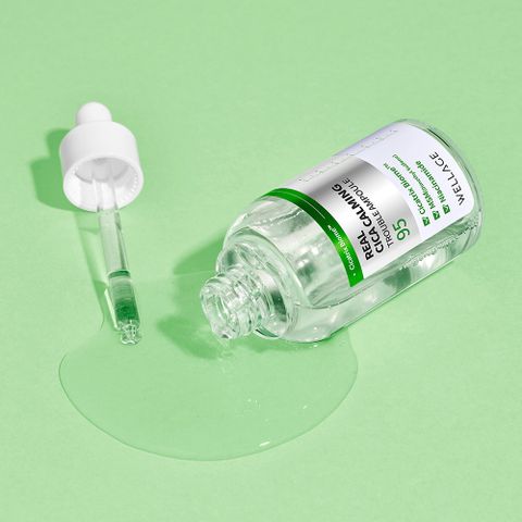 Tinh Chất Dưỡng Da Wellage Real CICA CALMING 95 - Ampoule 50ml Phục Hồi, Dịu Mụn, Cấp Ẩm Chuyên Sâu Cho Da Khô, Da Dầu Mụn
