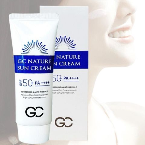 Kem Chống Nắng GC Nature Sun Cream SPF50 PA++++ 60ml - Bảo Vệ Da Ưu Việt, Giảm Nám, Làn Da Rạng Rỡ Tự Nhiên, Dễ Dàng Sử Dụng