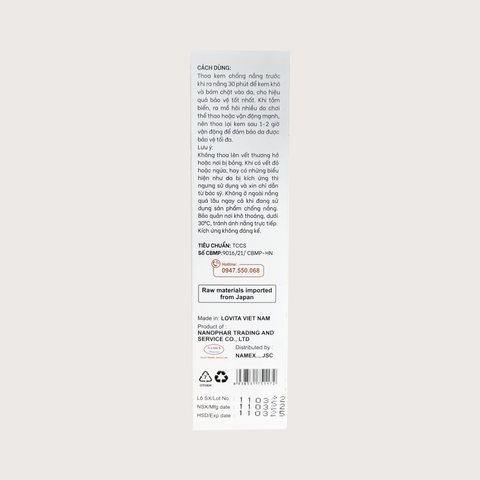 Kem Chống Nắng Nanophy Desun SPF 50+ Cho Da Mụn, Da Dầu - Bảo Vệ Tia UV, IR, HEV, Công Thức Không Dầu, 50ml Nhật Bản