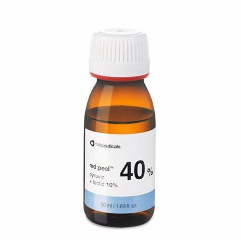 Dung dịch thay da sinh học MD:PEEL Pyruvic 40% và Lactic 10% - Tẩy tế bào chết, trị mụn, ngừa lão hóa da, cải thiện có kết cấu da