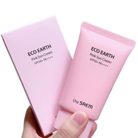 Kem chống nắng nâng tông Saem Eco Earth nội địa Hàn Quốc