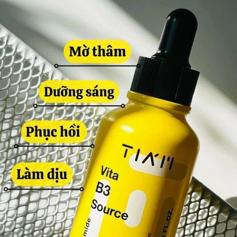 Serum Dưỡng Trắng Da TIA'M Vita B3 - Tinh Chất Phục Hồi Da Sau Mụn, Chống Thâm Mụn, Vitamin B3 10%, Alpha Arbutin 2% - 40ml Hàn Quốc