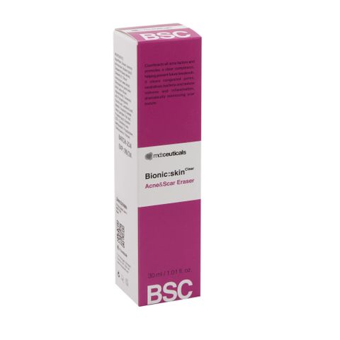 Kem Trị Mụn và Sẹo Bionic: Skinclear Acne & Scar Eraser 30ml - Hỗ Trợ Làm Giảm Đỏ, Viêm, Phục Hồi Da, Cải Thiện Thâm Sẹo
