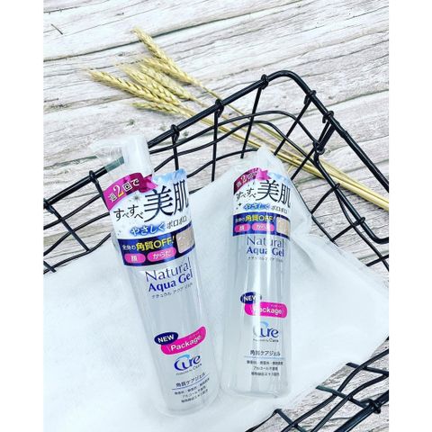 Tẩy Tế Bào Chết Cure Natural Aqua Gel 250g - Sản Phẩm Chăm Sóc Da Nhật Bản, Giúp Da Mịn Màng, Trẻ Trung, Thích Hợp Mọi Loại Da