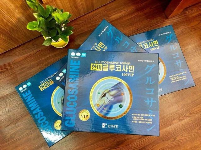 Viên uống bổ khớp chứa Glucosamin 100VIP Hanmi Hàn Quốc 180v