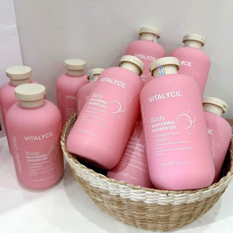 Sữa Tắm Dưỡng Trắng Da Vitalycil 470ml - Hỗ Trợ Làm Sáng Da, Giảm Vết Thâm, Cung Cấp Dưỡng Ẩm, Hương Thơm Sang Trọng