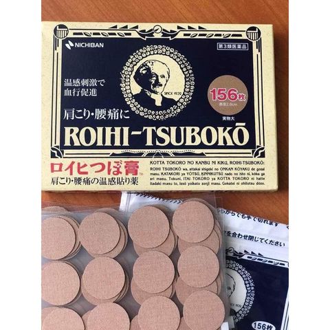 Miếng Dán Huyệt Đạo Giảm Đau Roihi Tsuboko Nhật Bản - Hỗ Trợ Giảm Đau Nhức Cơ Xương Khớp 156 Miếng