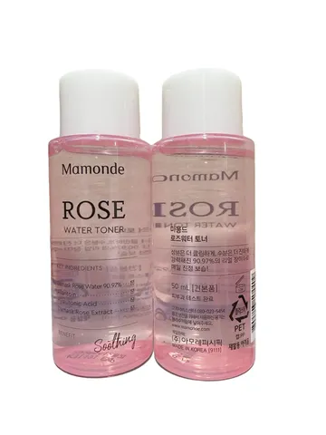 Combo 2 chai Nước Hoa Hồng Mamonde Soothing Rose Water 50ml + 50ml