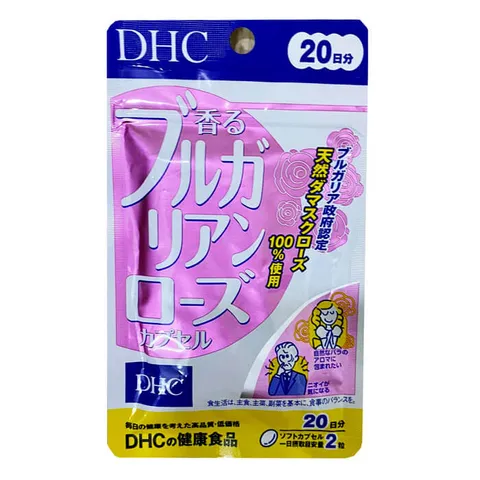 Viên uống DHC tinh dầu hoa hồng làm thơm cơ thể 20 ngày
