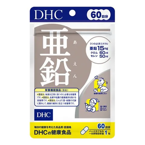 Viên uống DHC kẽm Zinc Nhật Bản 60 viên bổ sung kẽm