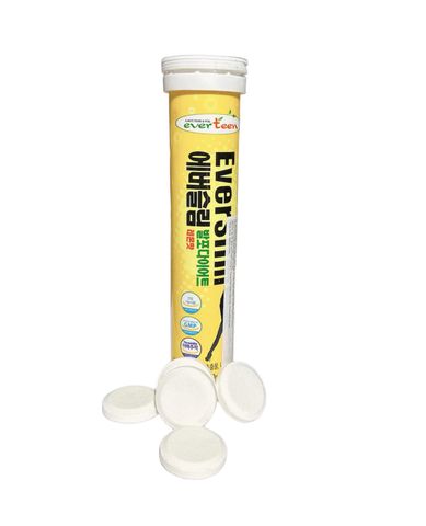 Viên Sủi Giảm Cân Vị Chanh EverSlim Hàn Quốc - Hỗ Trợ Giảm Mỡ, Chứa Chiết Xuất Bứa, 18 Viên, Dễ Uống