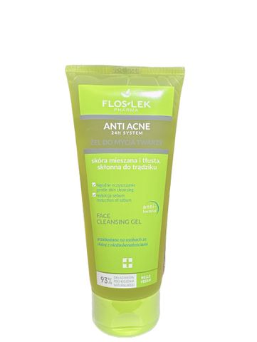 Gel Rửa Mặt Floslek Pharma Diệt Khuẩn Ngừa Mụn 200ml - Sạch Khuẩn, Làm Dịu Da Dầu, Chống Mụn Hàng Ngày