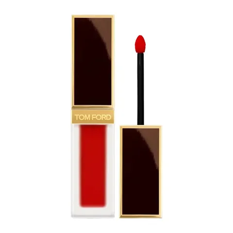 Son Kem Tom Ford Liquid Lip Luxe Matte 16 Scarlet Rouge – Màu Đỏ Thuần
