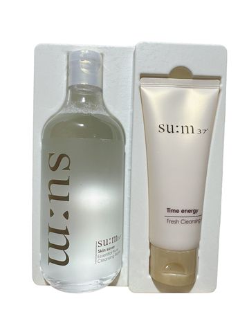 Bộ Tẩy Trang Su:m 37 Skin Saver 400ml + Sữa Rửa Mặt 100ml - Giúp Làm Sạch Da Tối Ưu, Phù Hợp Với Da Nhạy Cảm