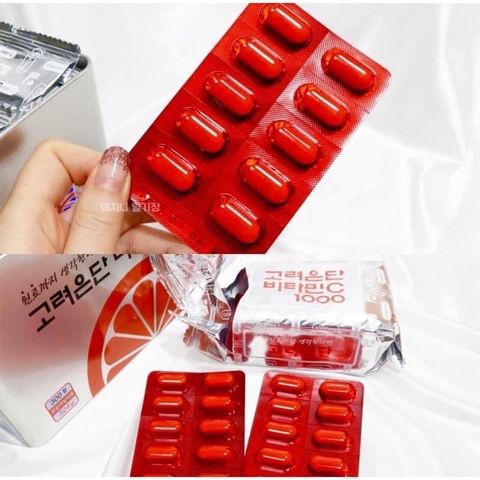 Viên uống Vitamin C Hàn Quốc 1000mg Korea Eundan - Bổ sung sức khỏe, làm sáng da, tăng cường miễn dịch, 120 viên