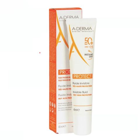 Kem Chống Nắng Aderma Protect Invisible Fluid SPF50+ 40mL